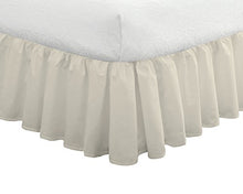 Load image into Gallery viewer, Fresh Ideas Bedding Ruffled Bedskirt, Classic 14&quot; drop length, Gathered Styling, California King, Ivory
