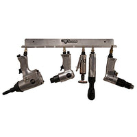 Pit Posse PP3118 Air Tool Pneumatic Rack Holder for Trailer - Shop - Garage Organizer - Made of Aluminum