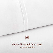 Load image into Gallery viewer, Peru Pima - 415 Thread Count Percale - 100% Peruvian Pima Cotton - Twin Bed Sheet Set, White
