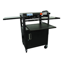 Load image into Gallery viewer, Height Adjustable AV Cart with Security Cabinet
