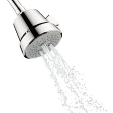 Load image into Gallery viewer, hansgrohe Club 4-inch Showerhead Easy Install Classic 3-Spray Full, Pulsating Massage, Intense Turbo Easy Clean with QuickClean in Chrome, 04500000
