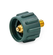 Load image into Gallery viewer, Camco 59923 Green Propane Acme Nut - 200,000 BTUs
