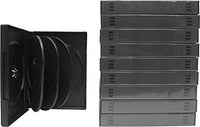 (10) Quad Black 29MM DVD Cases with M-Lock Hub