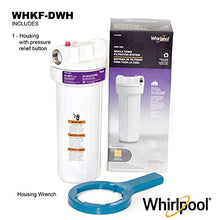 Load image into Gallery viewer, Whirlpool Whole Home Water Filtration System | WHKF-DWH, Stainless Steel Inlets | Standard Capacity Reduces Sediment, Sand, Soil, Silt, &amp; Rust | Filter Not Included
