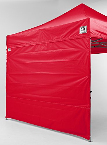 Impact Canopy Walls for 10' x 10' Pop-Up Tent Canopy, 4 Sidewalls, Red