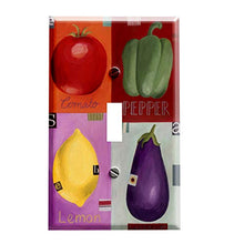 Load image into Gallery viewer, Fruits and Vegetables Switchplate - Switch Plate Cover
