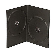 Load image into Gallery viewer, Maxtek 7mm Slim Black Double CD/DVD Case, 100 Pieces Pack.
