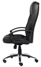 Load image into Gallery viewer, Boss Office Products High Back LeatherPlus Chair with Chrome Base in Black
