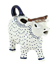 Load image into Gallery viewer, Blue Rose Polish Pottery Small Dots Cow Creamer
