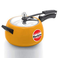 Hawkins Contura Pressure Cooker, 5 L, Mustard Yellow