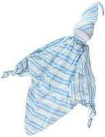 Cuski Mussi Cuski Baby Comforter, Blue Stripes