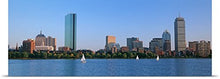 Load image into Gallery viewer, GREATBIGCANVAS Entitled Buildings at The Waterfront, Back Bay, Boston, Massachusetts Poster Print, 90&quot; x 30&quot;, Multicolor
