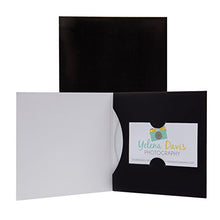 Load image into Gallery viewer, Neil Enterprises Paper CD or DVD and Business Card Holder Sleeve - 100 Pack (Black)
