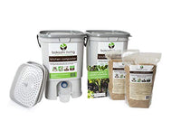 Bokashi Composting Starter Kit (Includes 2 Bokashi Bins, 4.4 lb Bokashi Bran and Full Instructions)