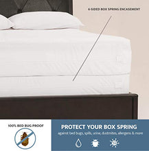 Load image into Gallery viewer, SafeRest Premium Box Spring Encasement - Lab Tested Bed Bug Proof, Dust Mite Proof and Waterproof - Hypoallergenic, Breathable, Noiseless and Vinyl Free - Full Size
