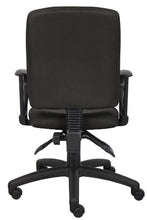 Load image into Gallery viewer, Boss Office Products Multi-Function Fabric Task Chair With Loop Arms in Black
