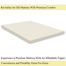 Load image into Gallery viewer, Continental Sleep Foam Topper,Adds Comfort to Mattress, Twin Size, Yellow

