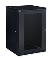 Kendall Howard Cabinet - Wall mountable - Black - 18U - 19