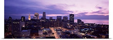 Load image into Gallery viewer, GREATBIGCANVAS Entitled Night Cleveland OH Poster Print, 90&quot; x 30&quot;, Multicolor
