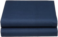 Load image into Gallery viewer, Cathay Luxury Silky Soft Polyester Single Fitted Sheet, Full Size, Navy Blue
