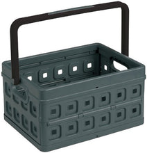 Load image into Gallery viewer, Sunware Square Folding Box 24 Litre with Handle Anthracite Black Colour
