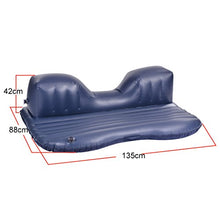 Load image into Gallery viewer, Anfan Multifunctional Inflatable Car Mattress, Travel Inflatable Camping Car Back Seat - with Air Pillows and Air Pump (Blue (2 pillows))

