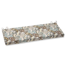Load image into Gallery viewer, Pillow Perfect Outdoor Tamara Paisley Quartz Bench Cushion
