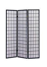 Load image into Gallery viewer, ACME 02284 71-Inch-High Black Wood Folding Screen
