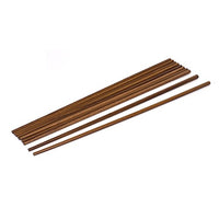 uxcell Kitchen Noodles Cooking Bamboo Chopsticks 42cm Long 5 Pairs Brown