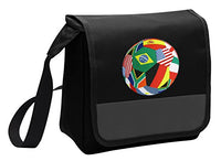 Soccer Lunch Bag Shoulder World Cup Fan Lunch Box