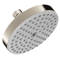 hansgrohe Raindance S 5-inch Showerhead Easy Install Modern 1-Spray RainAir Air Infusion with Airpower with QuickClean in Brushed Nickel, 04342820