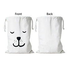 Load image into Gallery viewer, VertHome Canvas Laundry Bag Drawstring Storage Bag Household Organizer Toy Sorting Bag
