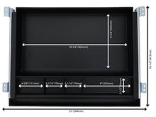 Load image into Gallery viewer, Pencil Drawer by NYCCO Underdesk Drawer 23 Inch Wide - Ball-Bearing Slides - Black
