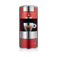 illy X9 Espresso Machine, 4.8 x 10.5 x 10.6, Red