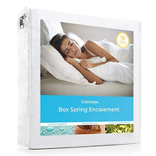 Load image into Gallery viewer, Linenspa Box Spring Encasement Waterproof Proof Protector-Blocks out Liquids, Bed Bugs, Dust Mites, Allergens, Full
