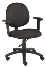 Load image into Gallery viewer, Boss Office Products Dimond Task Chair with Adjustable Arms in Black
