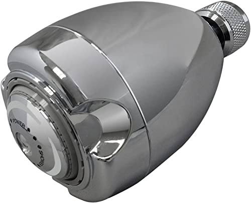 Niagara Conservation - N2920CH 2.0 GPM Earth Spa High Efficiency Fixed Showerhead in Chrome - 3-Spray Modes - Watersense Certified - Easy to Install - Low Flow Water Saver - Corrosion Resistant Body