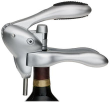 Load image into Gallery viewer, Rabbit Original Lever Corkscrew Wine Opener with Foil Cutter and Extra Spiral (Silver)
