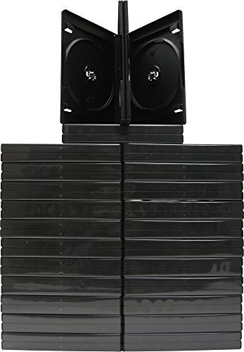 (24) Quad Black 29MM DVD Cases with M-Lock Hub