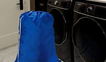Load image into Gallery viewer, Nylon Laundry Bag - Locking Drawstring Closure and Machine Washable. These Large Bags Will Fit a Laundry Basket or Hamper and Strong Enough to Carry up to Three Loads of Clothes. (Royal Blue)
