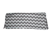 Load image into Gallery viewer, Baby Doll Chevron Crib Skirt/Dust Ruffle, Grey
