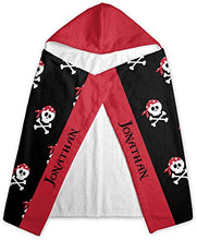 Load image into Gallery viewer, YouCustomizeIt Pirate Kids Hooded Towel (Personalized)
