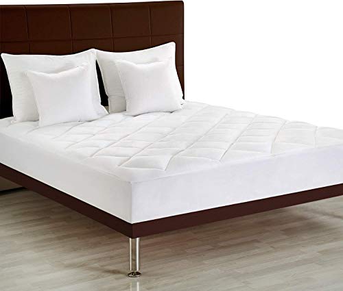 Utopia Bedding Premium Mattress Pad Twin XL - Quilted Fitted Mattress Topper Stretches Up to 15 Inches Deep - Plush and Soft Mattress Protector and Cover with Deep Pockets