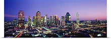 Load image into Gallery viewer, GREATBIGCANVAS Entitled Night, Dallas, Texas Poster Print, 90&quot; x 30&quot;, Multicolor
