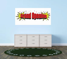 Load image into Gallery viewer, Decals - Grand Opening Sign Bedroom Bathroom Living Room Picture Art Mural - Size 24 Inches X 48 Inches - Vinyl Wall Sticker - 22 Colors Available
