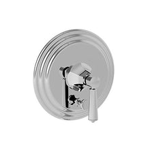Load image into Gallery viewer, Newport Brass 5-1202BP/26 Balanced Pressure Tub &amp; Shower Diverter Plate With Handle Polished Chrome Metropole
