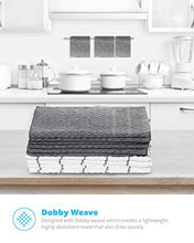 Load image into Gallery viewer, Zeppoli Kitchen Towels, 12 Pack - 100% Soft Cotton - 15 x 25 Inches - Dobby Weave - Great for Cooking in Kitchen and Household Cleaning (12-Pack)
