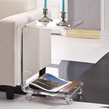 Load image into Gallery viewer, Pure Dcor Acrylic C Shape Accent Table, Clear
