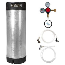 Load image into Gallery viewer, Keg Kit with 5 Gallon Ball Lock Keg, CO2 Regulator, and All Accessories
