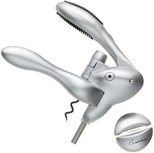 Load image into Gallery viewer, Rabbit Original Lever Corkscrew Wine Opener with Foil Cutter and Extra Spiral (Silver)
